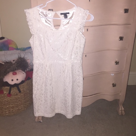 Cream Lace Dress