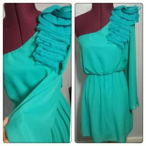 Teal dress