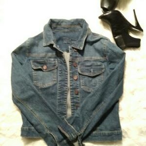 SHORT BLUE JEAN JACKET