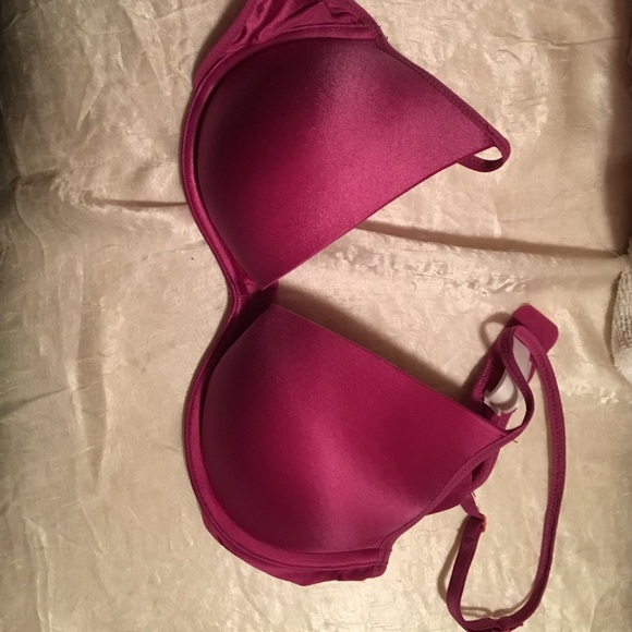 Pink push up bra