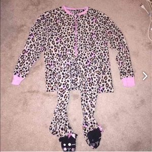 Adult cheetah onesie