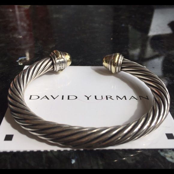 ❤SOLD❤️ David Yurman 7mm cable bracelet silver - Picture 1 of 4