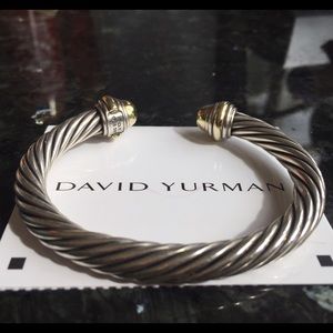 ❤SOLD❤️ David Yurman 7mm cable bracelet silver