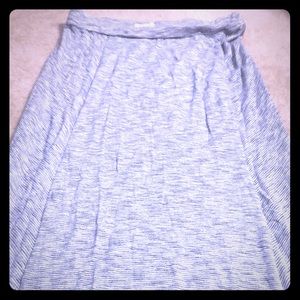 Loft Lou & Grey heather grey maxi skirt