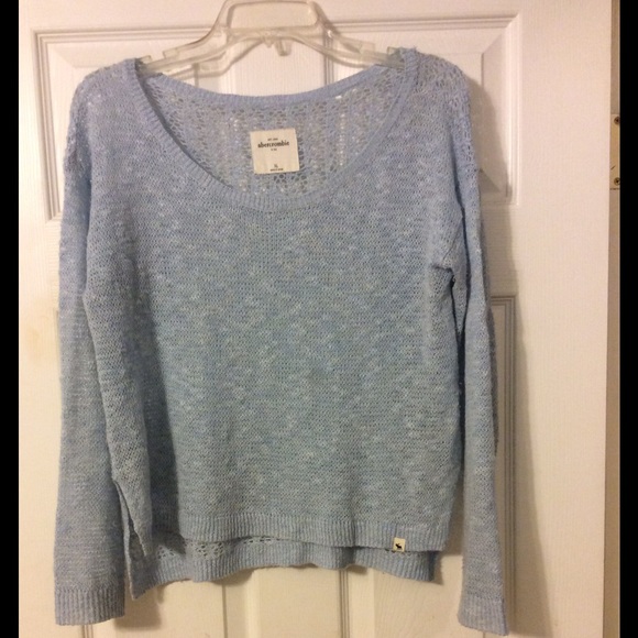 Abercrombie Kids blue crotched sweater