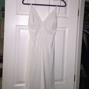 White tight dress from Fashion Nova