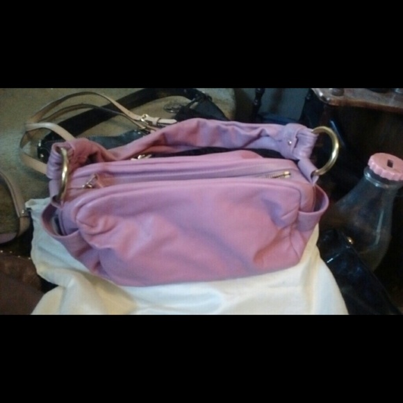 Authentic coach leather parker satchel