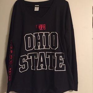 Pink Ohio State long sleeve shirt
