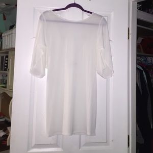 White beautiful dress