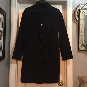 anne klein black coat