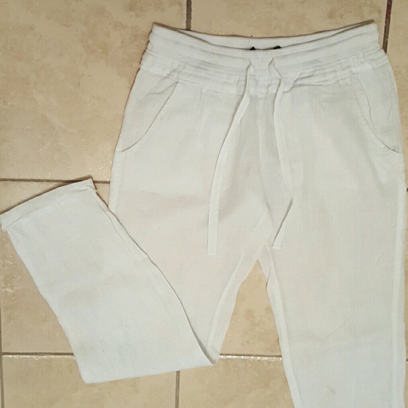 Linen victoria's secret pants