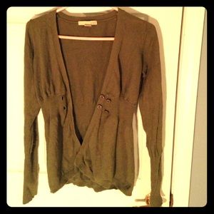 Forever 21 Green cardigan