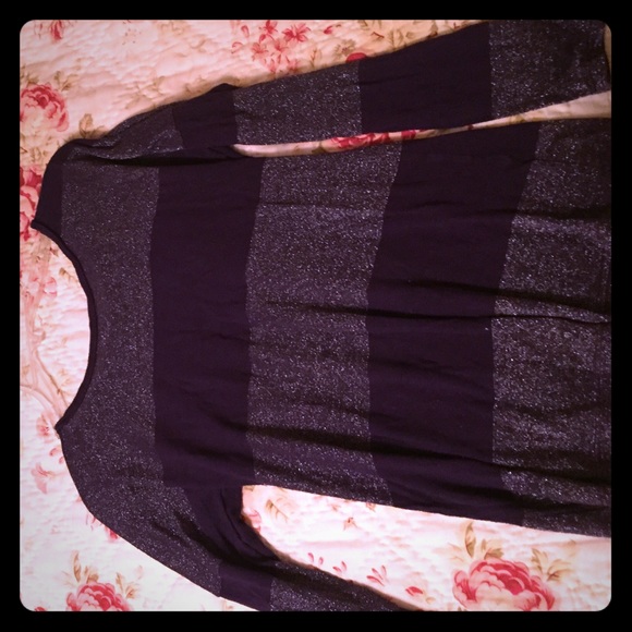 Old navy striped shirt with some sparkle!