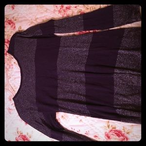 Old navy striped shirt with some sparkle!