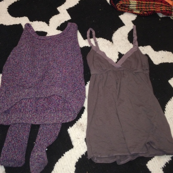 American eagle crop sweater & tank top size Xs