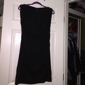 Black sophisticated Ruffled dress