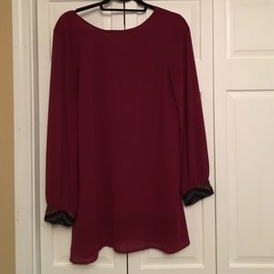 Maroon dress