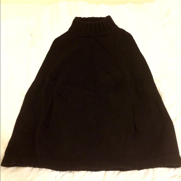 Black Cape Sweater