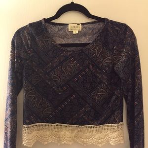 PacSun cropped long sleeve