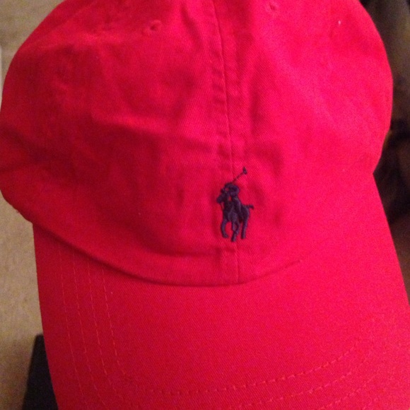 Red Polo Ralph Lauren hat