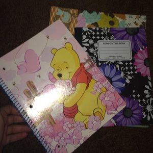 Notebooks and binder