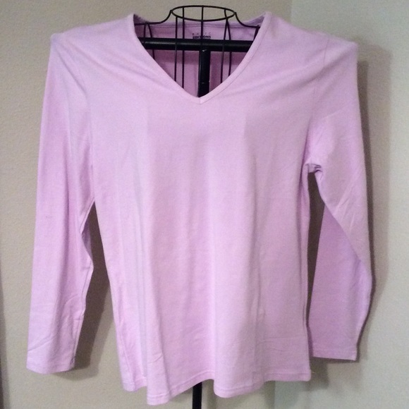 Purple, long sleeve, cotton top