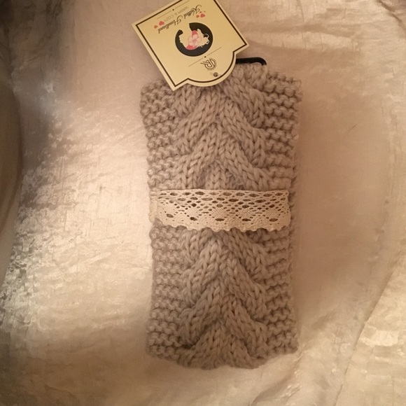 Lace trim head band