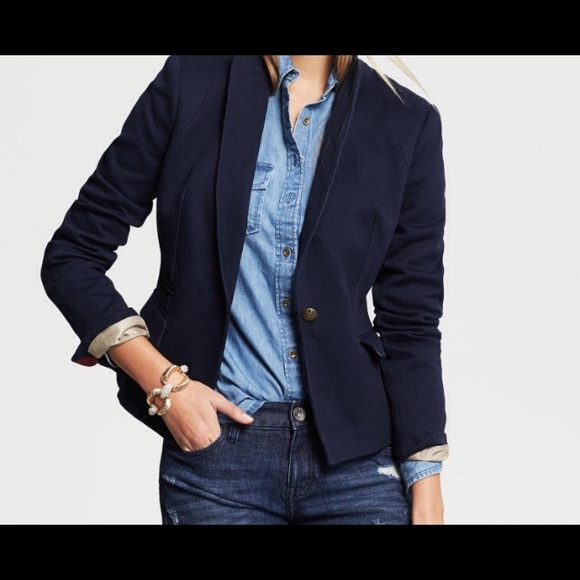 Banana Republic navy blue blazer