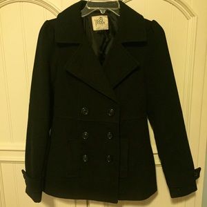 Black Peacoat from Pacsun