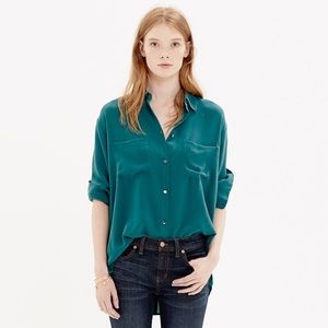 Madewell Silk Spotlight Shirt