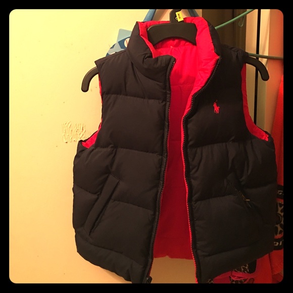 boys polo puffy vest