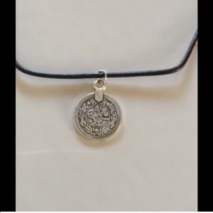 Silver Coin Choker
