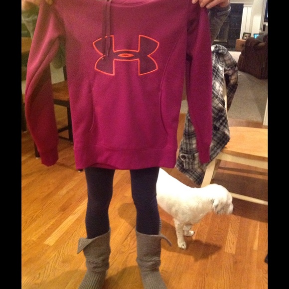 Under Armour purple hoodie