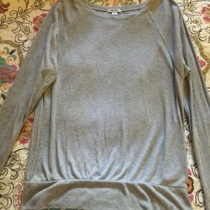 Old navy banded bottom grey top