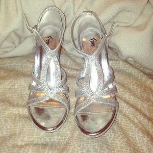 High heels only worn once.