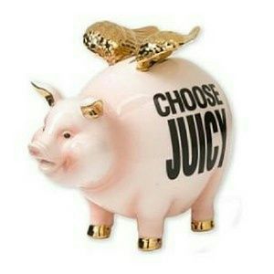 Authentic Choose Juicy piggy bank