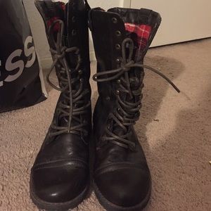 Used brown convertible boots