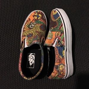 Vans slip on sneakers