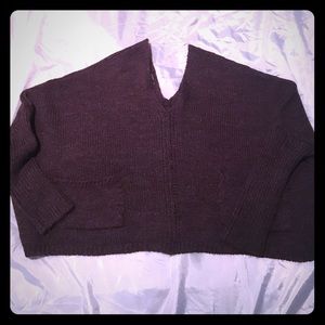 Aero crop sweater