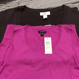 2 Ann Taylor Loft work vests.