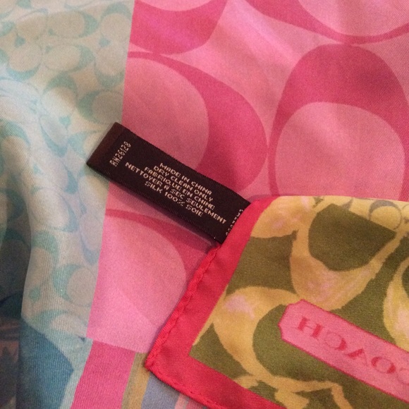 Multi-Pattern 100% Silk Coach Scarf/Twilly - Picture 4 of 4