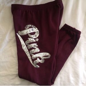 Maroon VS PINK Skinny Bling Pant