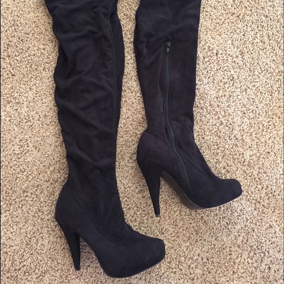 Thigh High Boots... 7.5 size and worn twice