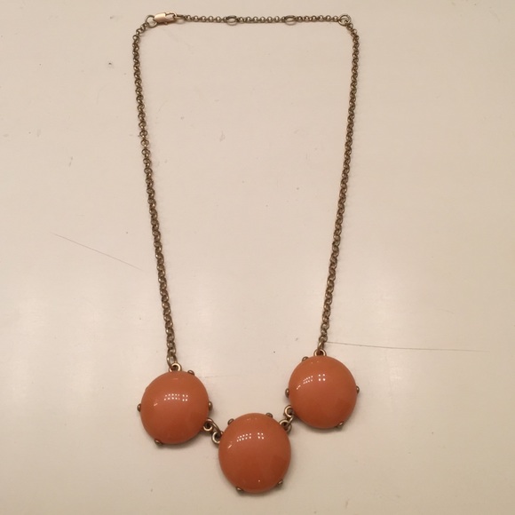 Peach bubble necklace