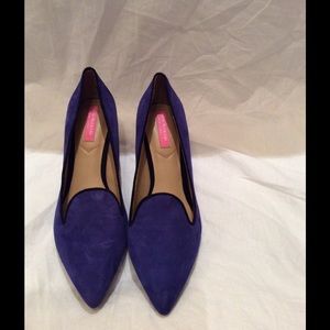 Isaac Mizrahi New York Joy Blue Suede Pump