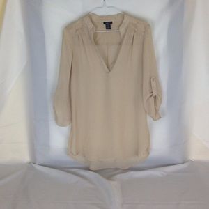 Tan blouse
