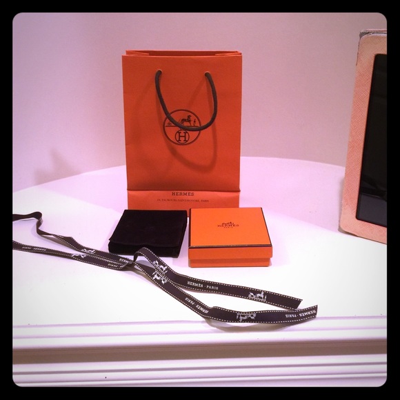 Authentic Hermes bracelet box/ bag