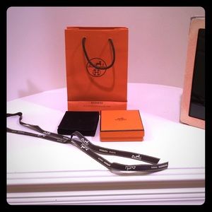 Authentic Hermes bracelet box/ bag