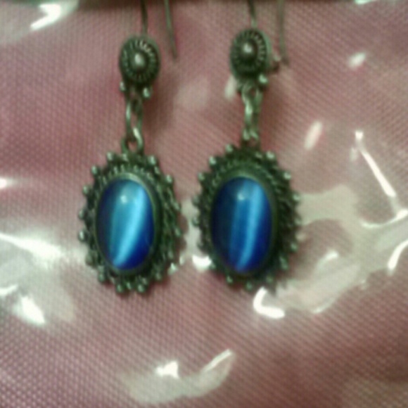 Vintage looking 925 dangle earrings