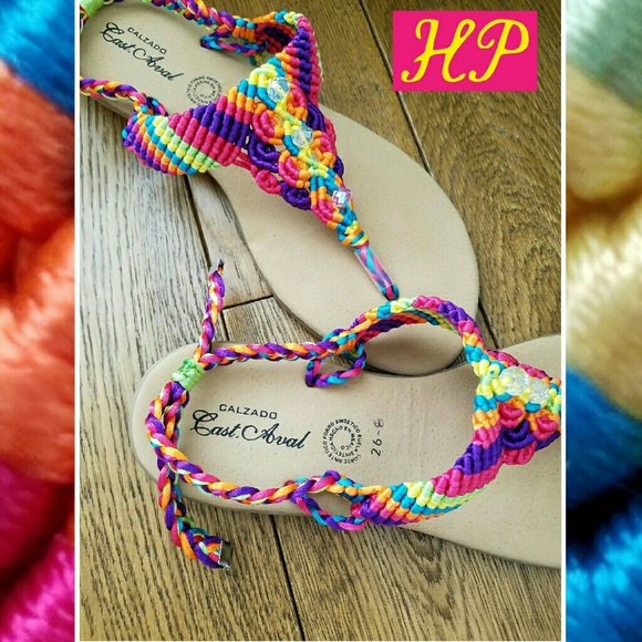 Calzado Shoes - BAD GIRL Rainbow Thong Sandal